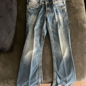 Silver bootcut jeans